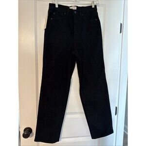 Universal Thread Jeans Womens Size 6 Black Button Fly High Rise